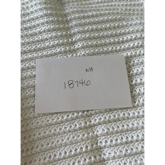 Brooks Brothers sweater knit women's small white RED FLEECE line cotton blend - Picture 15 of 16